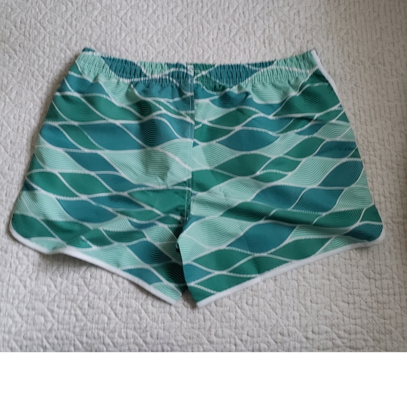 PREFER TO LIFE turquoise waves drawstring trunks - Picture 5 of 6